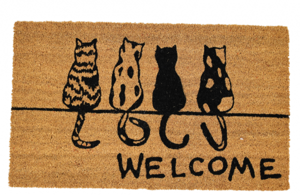 WYCIERACZKA KOTY WELCOME 75x45x1,5 cm