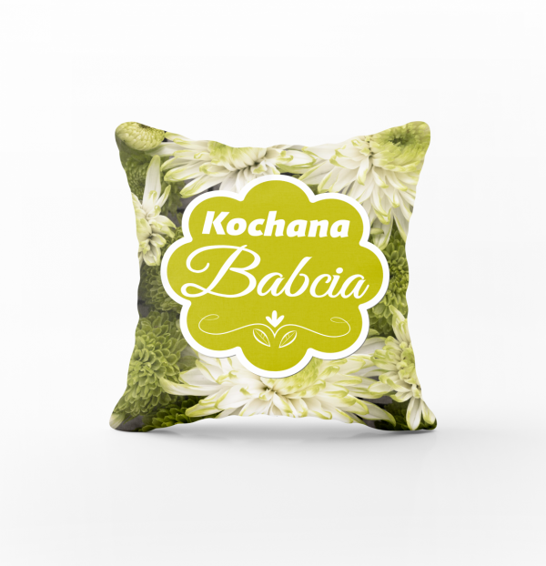 Poszewka na poduszkę "Kochana Babcia" . 45x45cm