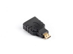 Adapter Lanberg AD-0015-BK HDMI-A (F) -> micro HDMI-D (M) czarny