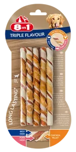 8in1 Triple Flavour Twisted Sticks 10szt
