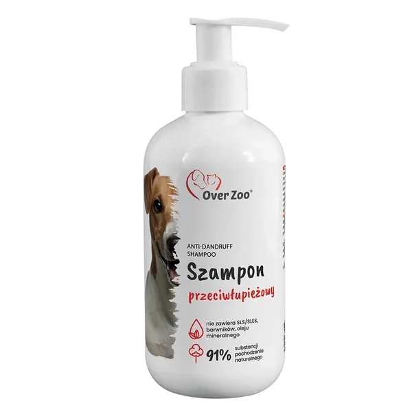OVER ZOO Szampon Leczniczy  Przeciwłupieżowy 250ml