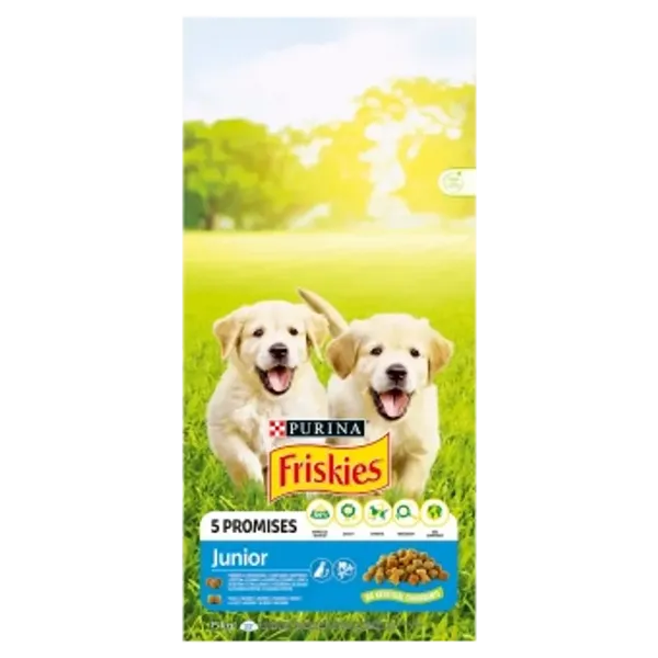 PURINA Friskies Junior Z Kurczakiem Mlekiem I Warzywami 15kg