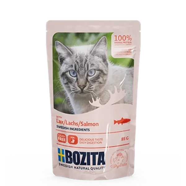 BOZITA Kawałki W Sosie Z Łososiem 85g